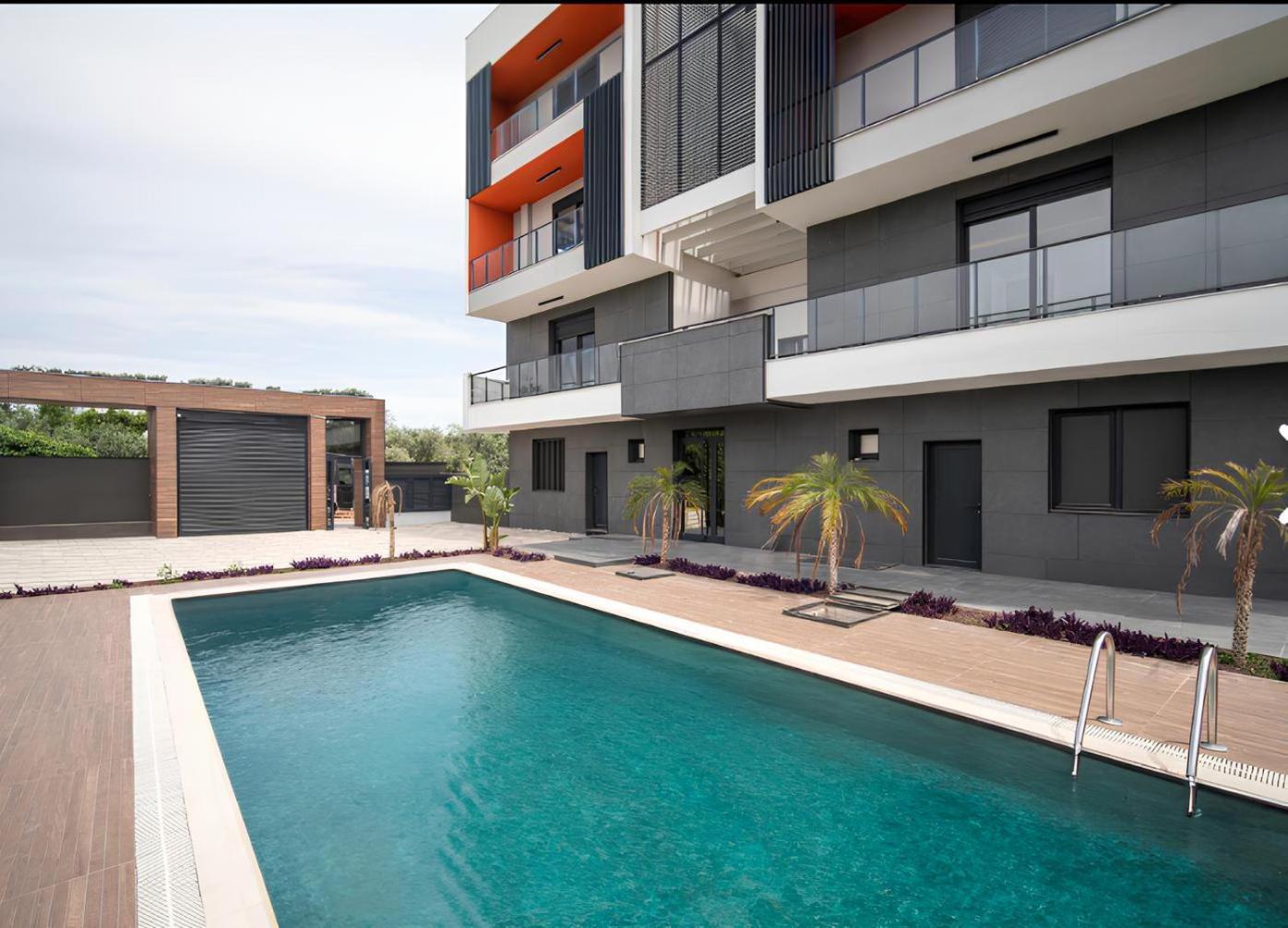 Antalya Havalimanina Yakin Havuzlu 1+1 Lux Daire エクステリア 写真